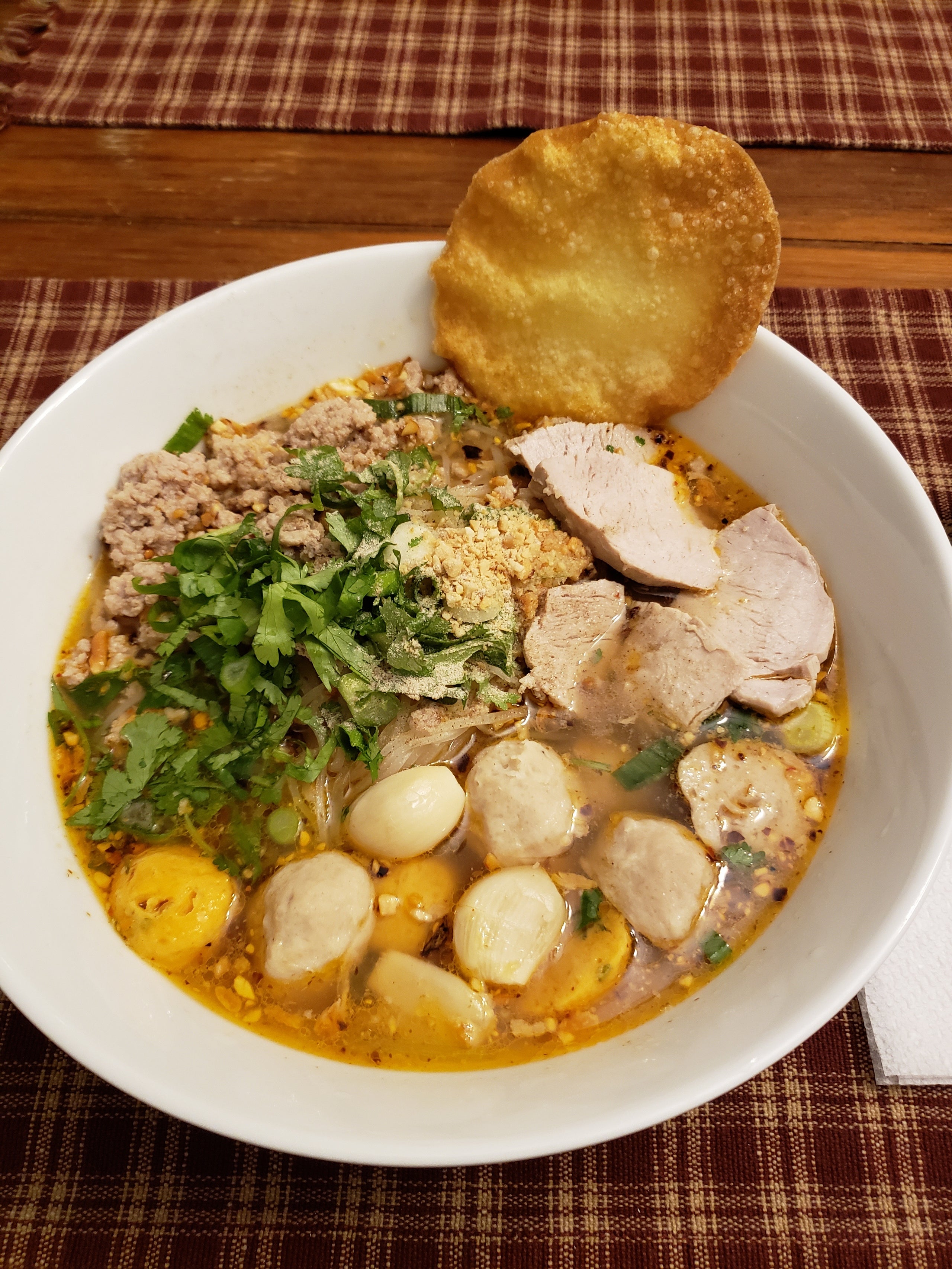 Beef Noodle Soup White Jasmin Thai Cuisine